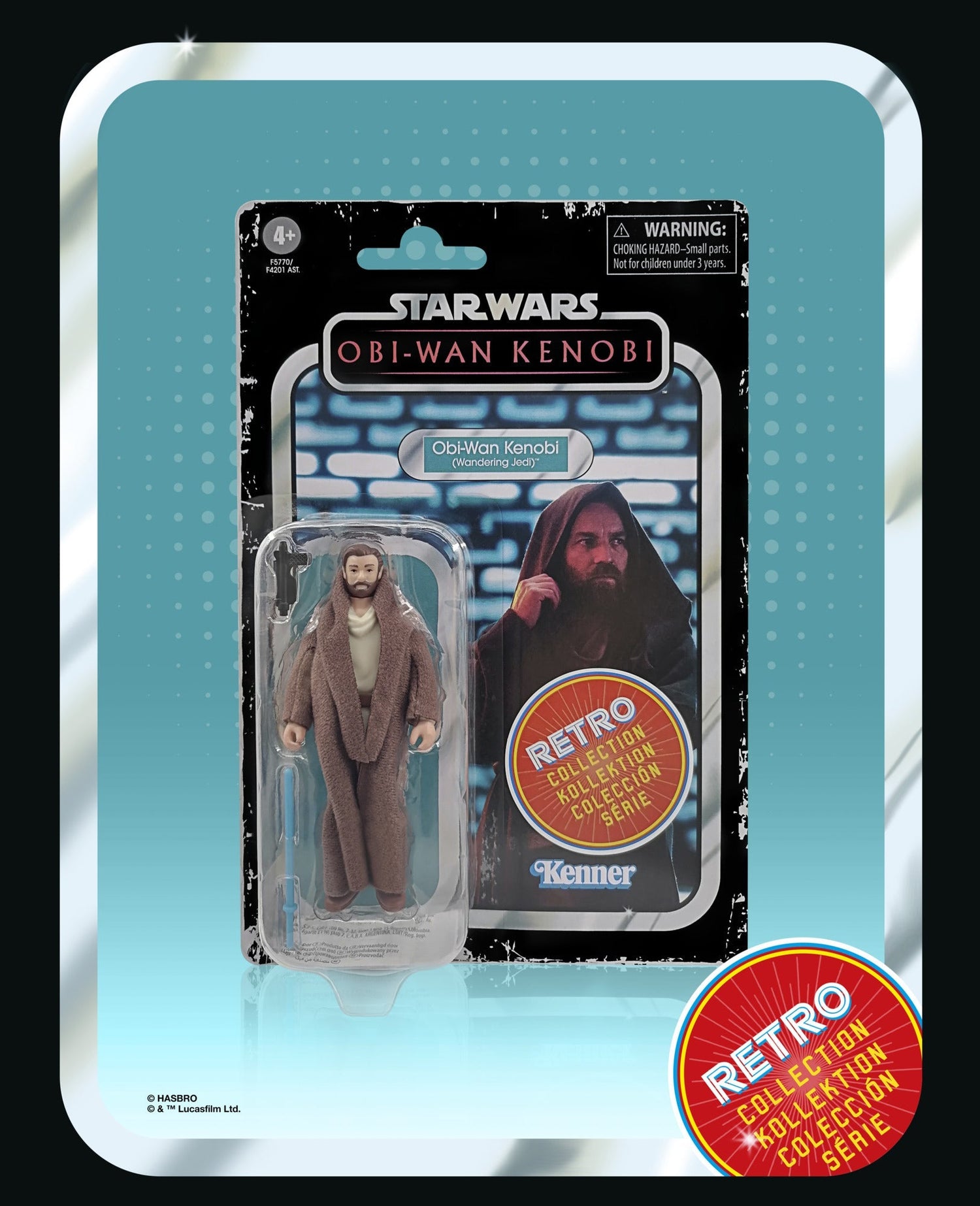 Star Wars: Retro Collection Obi-Wan Kenobi (WANDERING JEDI) Hasbro No Protector Case